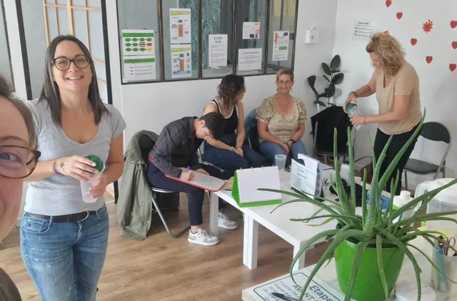 Une matinée chez Anjou Nutrition, les membres réunis autour des tables